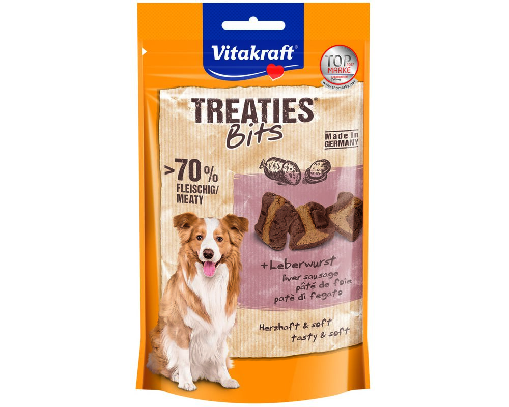 Przysmak dla psa Treaties Bits wątróbka 120 g Vitakraft