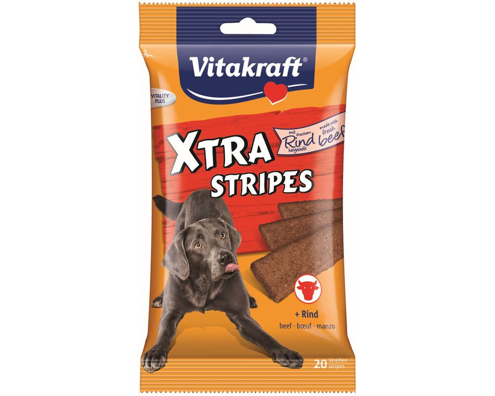 Przysmak dla psa Xtra Stripes wołowina 200 g Vitakraft 