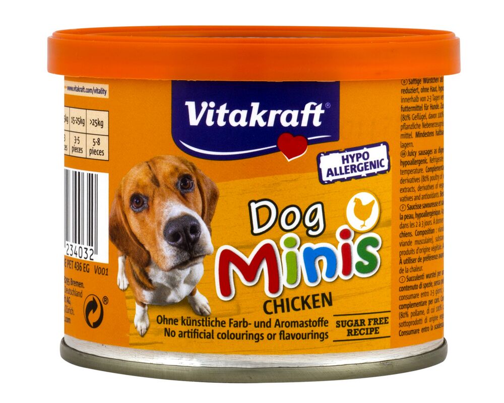 Przysmak dla psa Dog Minis kiełbaski drobiowe 120 g Vitakraft