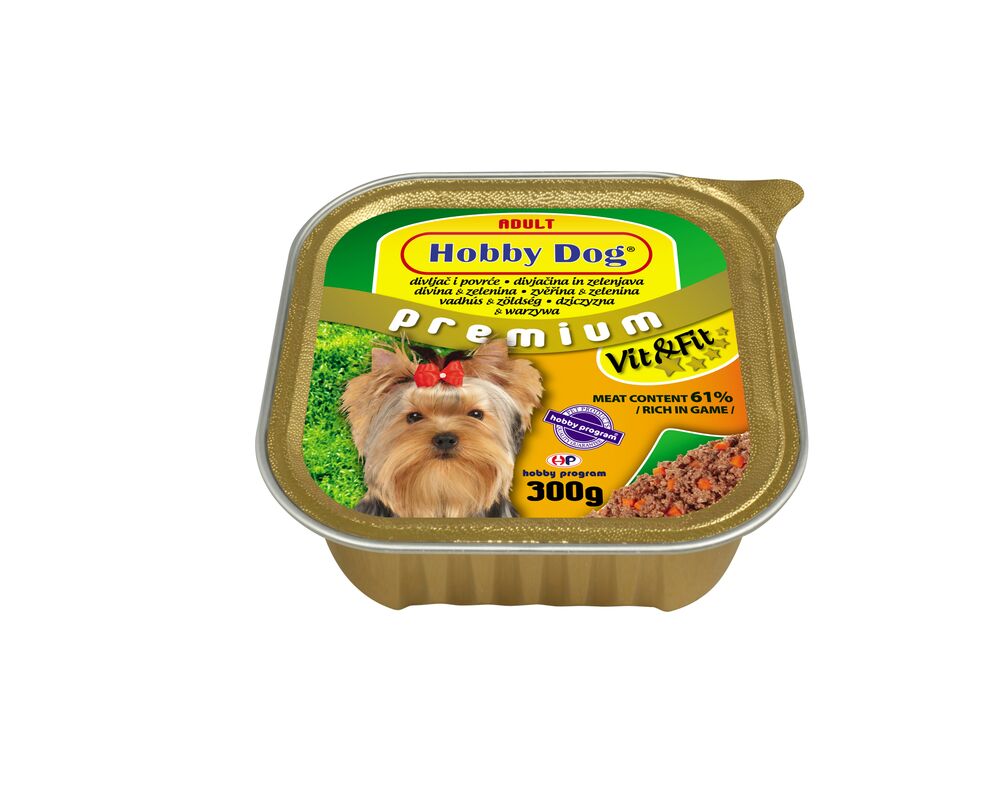 Karma dla psów Hobby Dog dziczyzna warzywa 300 g Vitakraft 