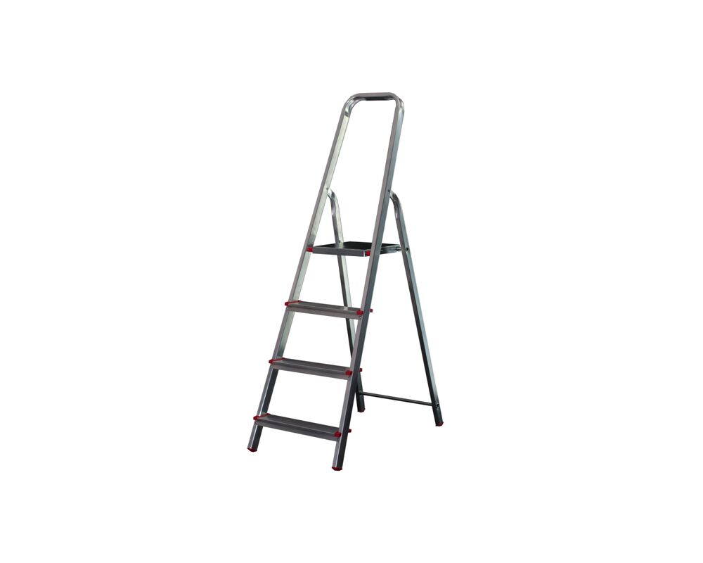 Drabina aluminiowa 4 stopniowa 120 kg GO/ON!