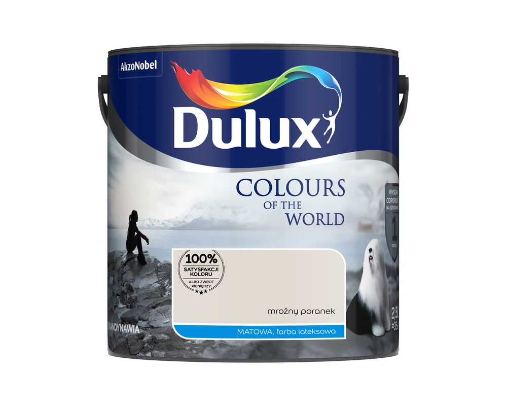 Farba lateksowa Kolory Świata mroźny poranek 2,5 l Dulux