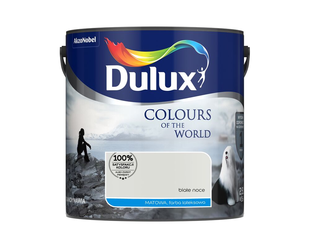 Farba lateksowa Kolory Świata białe noce 2,5 l Dulux