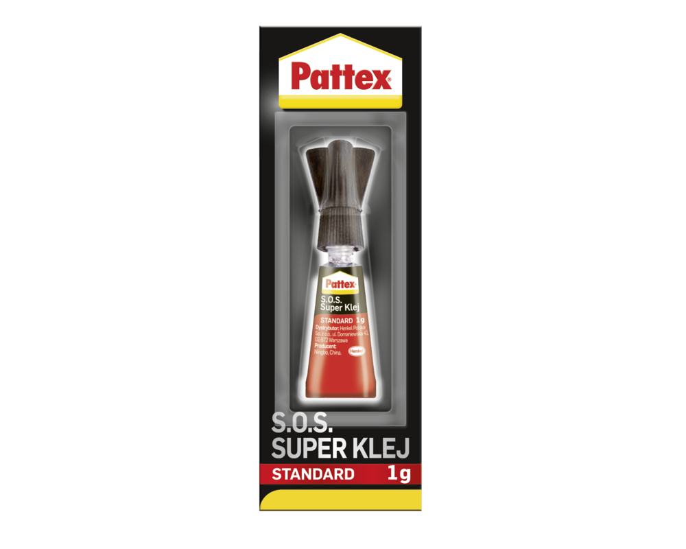 Klej błyskawiczny S.O.S. Super Klej Standard 1 g Pattex