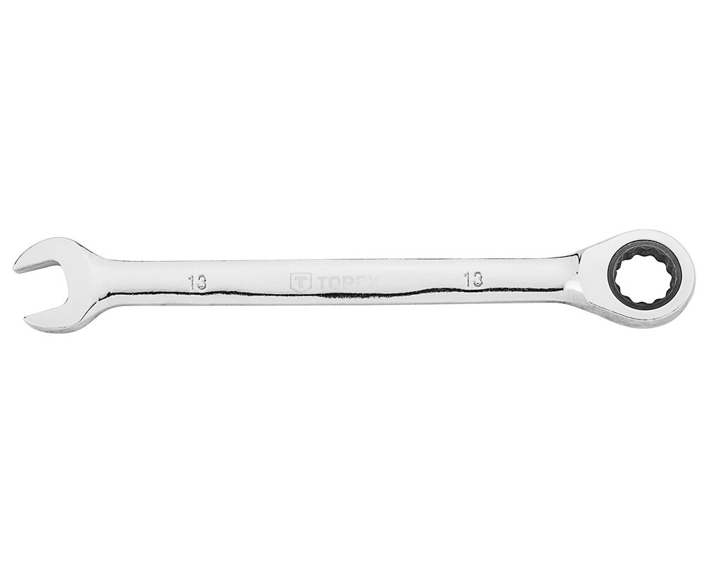 Klucz płasko - oczkowy z grzechotką, 13 mm TOPEX
