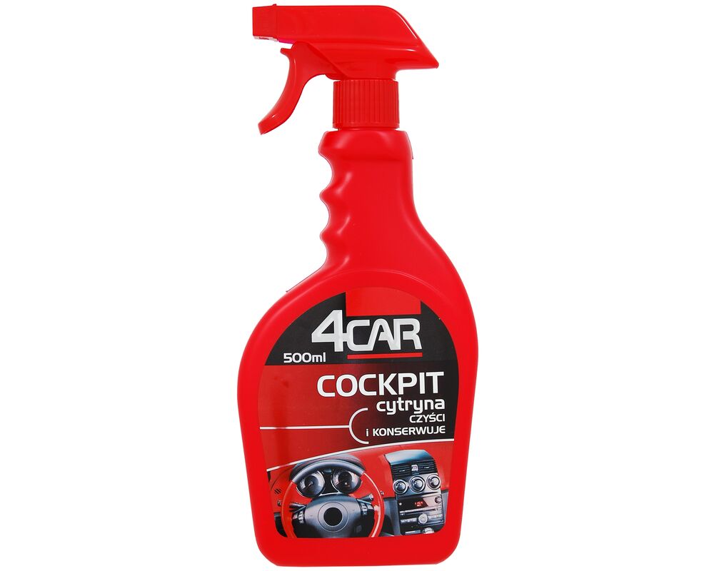 Preparat do pielęgnacji kokpitu cytryna 500 ml 4CAR