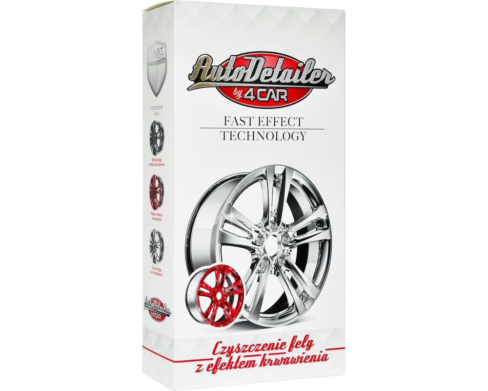 Żel do czyszczenia felg + szczoteczka 500 ml AutoDetailer by 4CAR