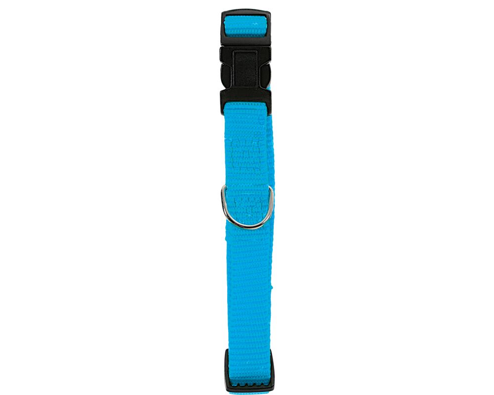 Obroża nylon regulowana 15 mm turkusowy ZOLUX