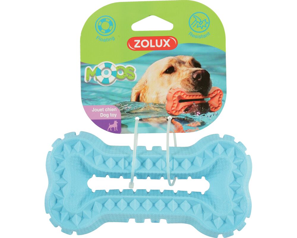 Zabawka TPR MOOS kość 16 cm niebieski ZOLUX