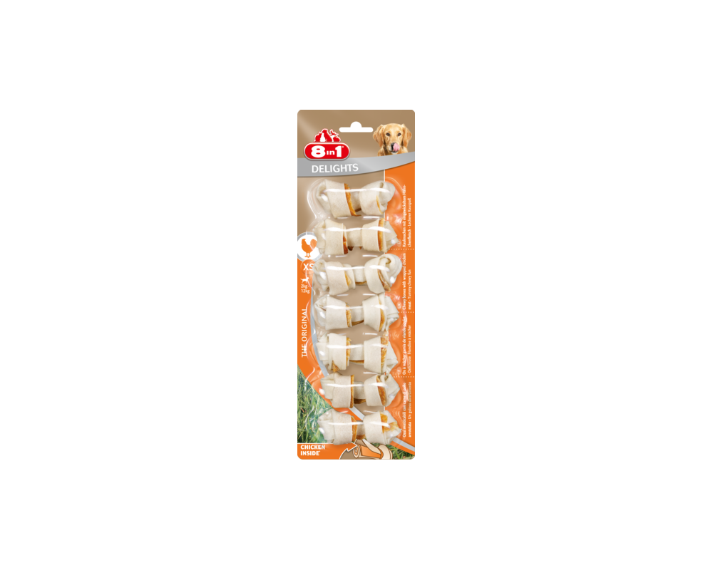 Przysmak Delights Bones XS 7 sztuk 8in1