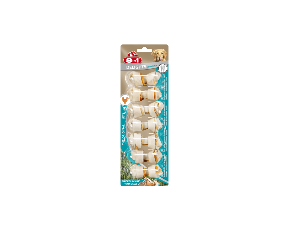 Przysmak Delights Pro Dental Bones XS 7 sztuk 8in1
