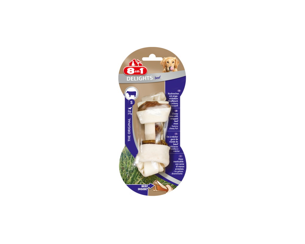 Przysmak Delights Beef Bones S 1 sztuka 8in1