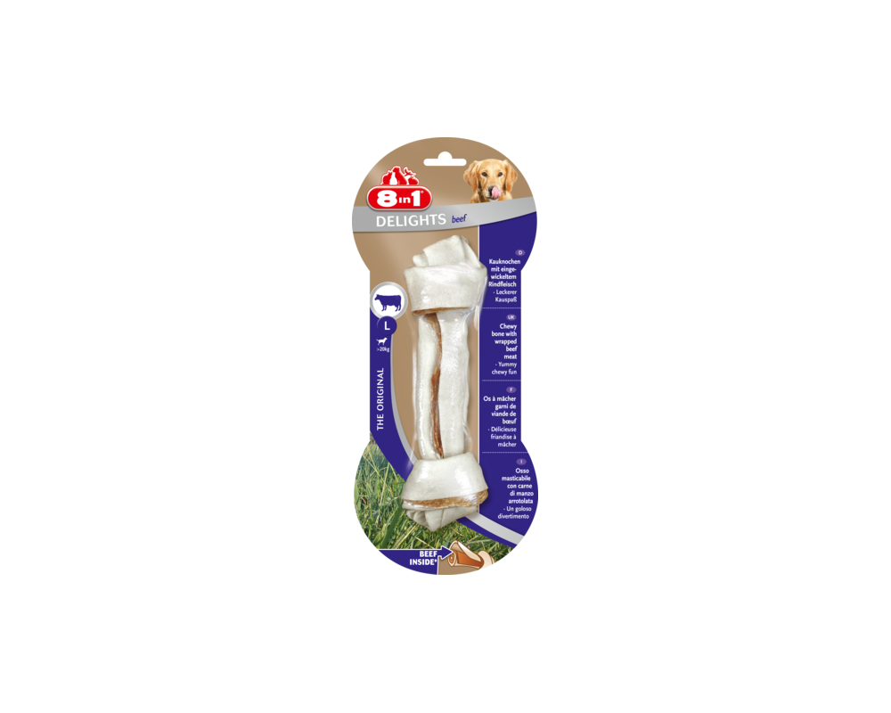 Przysmak Delights Beef Bone L 1 sztuka 8in1