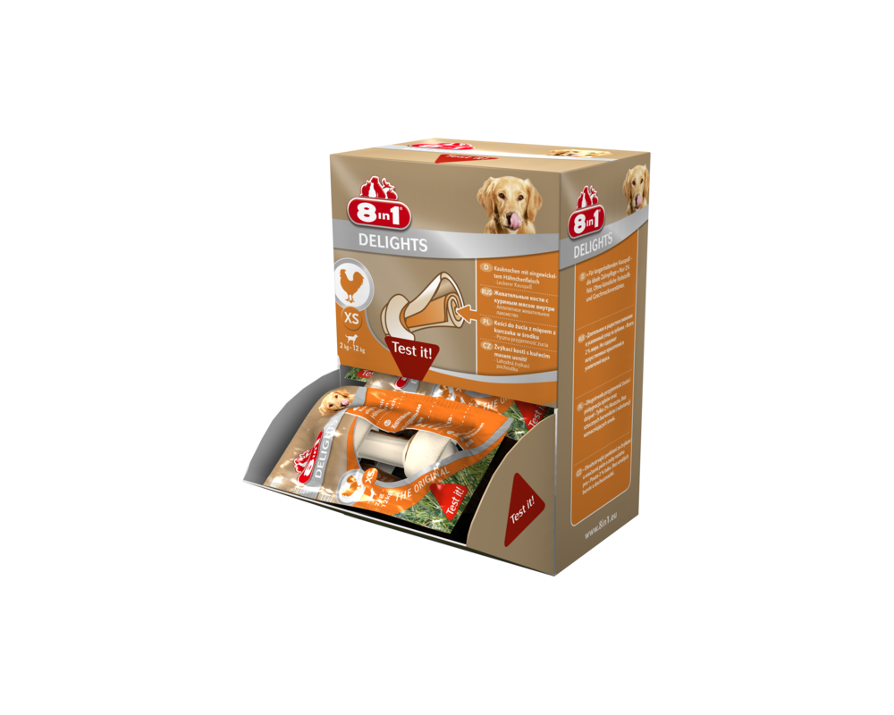 Przysmak Delights Bones XS 1 sztuka 8in1