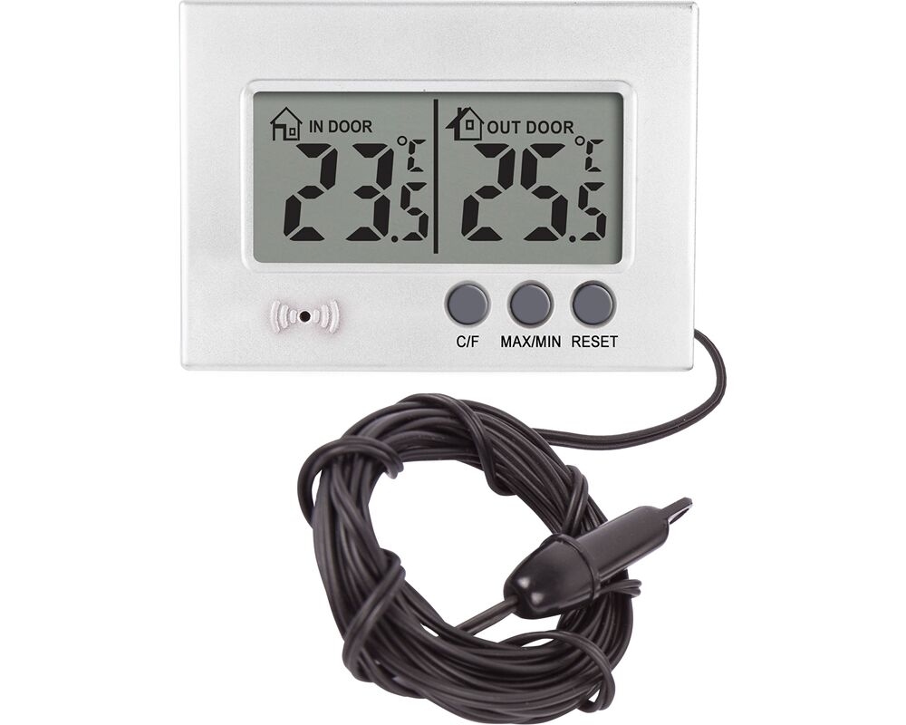 Elektroniczny termometr wewnętrzny / zewnętrzny terrarium Browin
