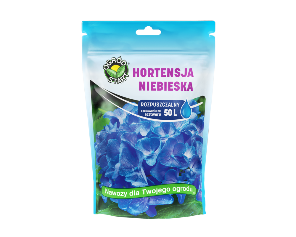 Produkt wybarwiający hortensja niebieska rozpuszczalny 250 g Ogród Start