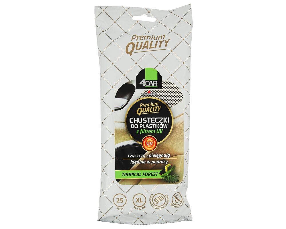 Chusteczki do plastiku 4CAR PREMIUM QUALITY