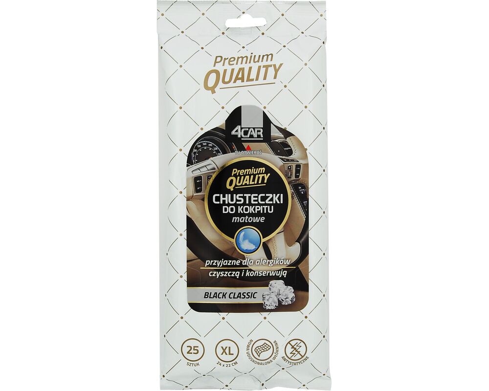 Chusteczki do kokpitu matowe 4CAR PREMIUM QUALITY