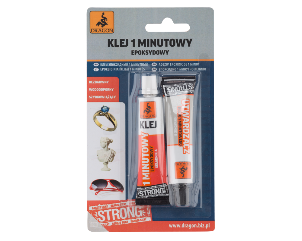 Klej epoksydowy uniwersalny 1 min. 2 x 18 ml DRAGON