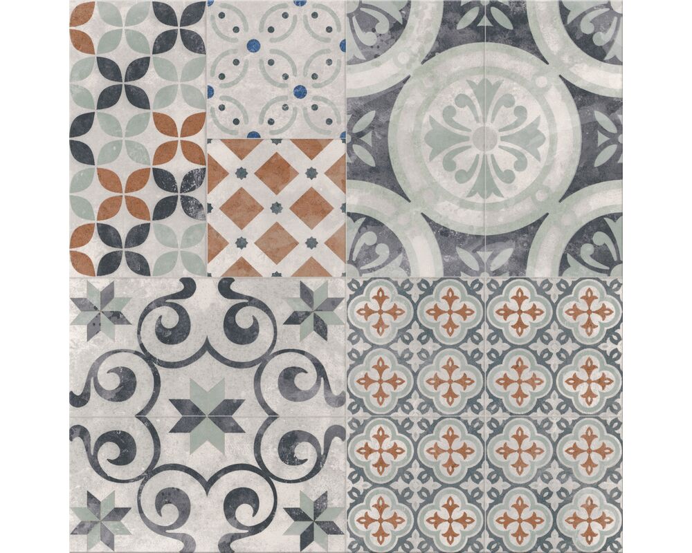 Gres szkliwiony G417 patchwork two 42 x 42