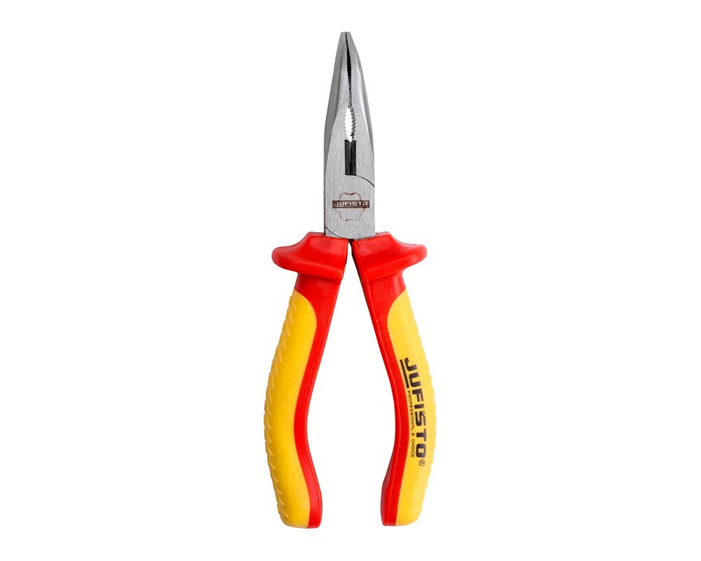Szczypce wydłużone izolowane 1000 V, wygięte 160 mm