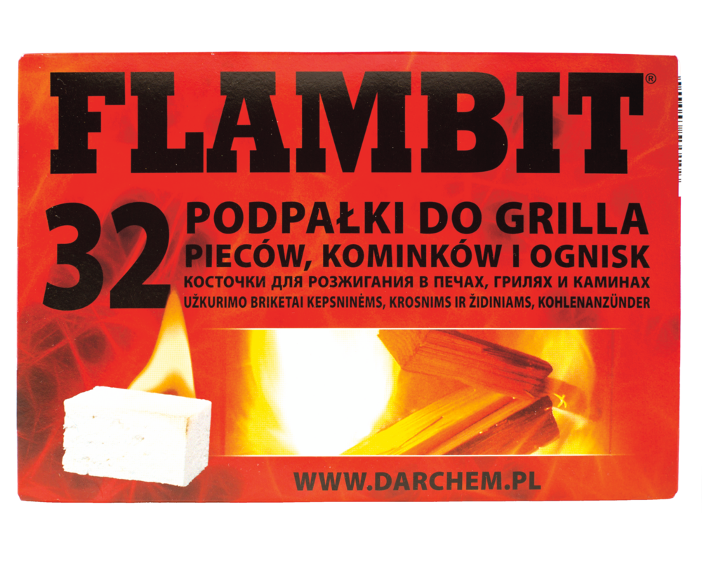 Podpałka biała 32 kostki