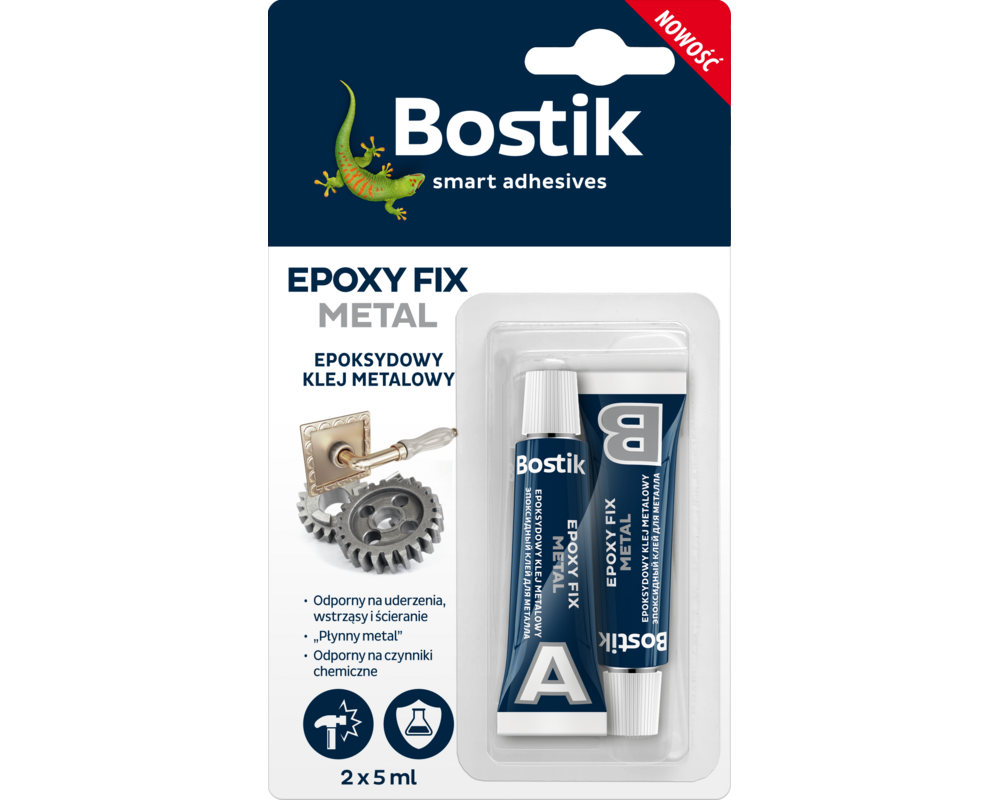 Epoksydowy klej metalowy BOSTIK EPOXY FIX METAL 2 x 5 ml