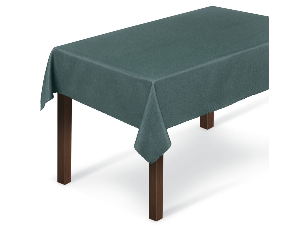 Obrus tkany 120 x 160 cm granatowy / ciemny zielony / bordowy