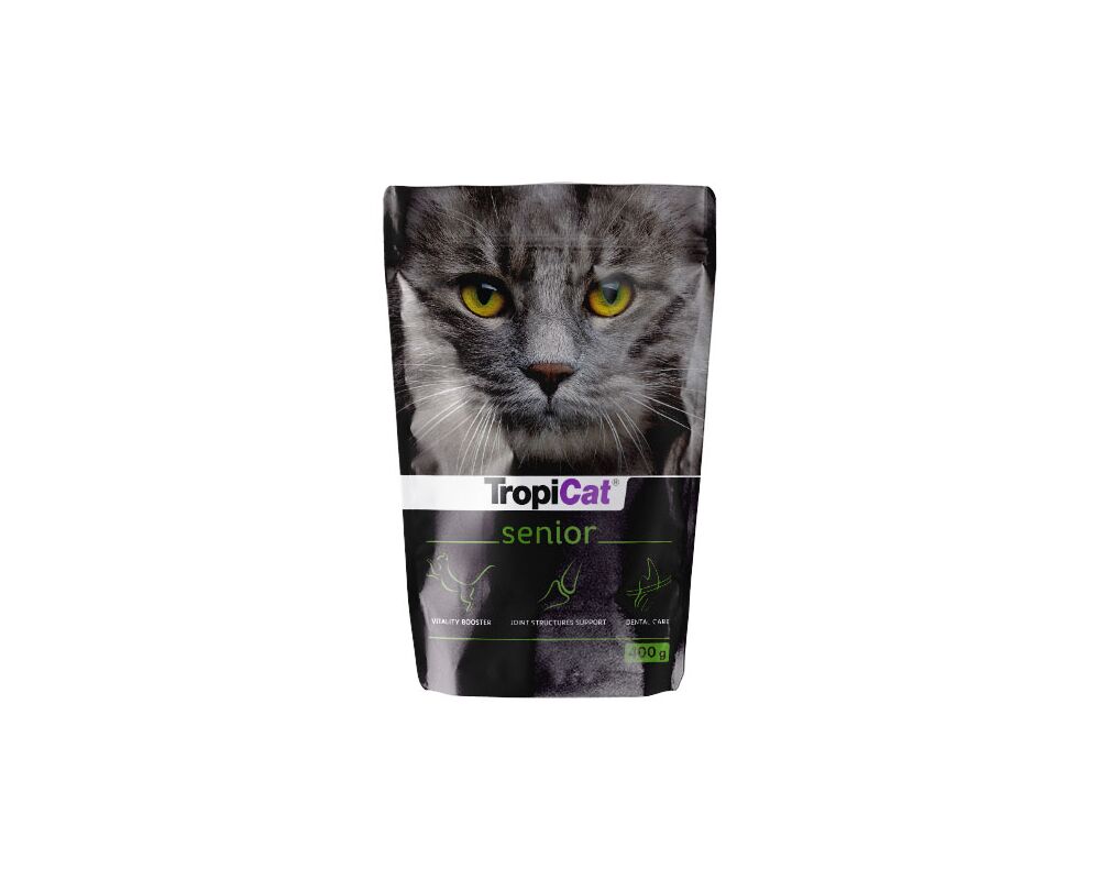 Karma sucha dla kota Senior 400 g Tropicat