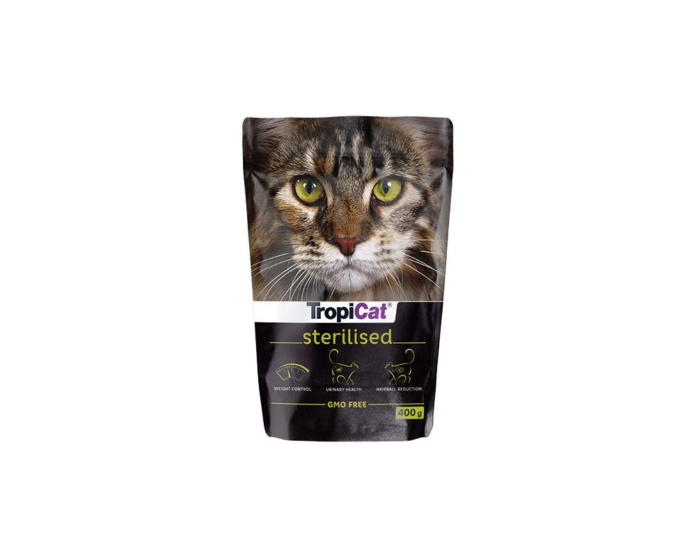 Karma sucha dla kota TropiCat Sterilised 400 g Tropical