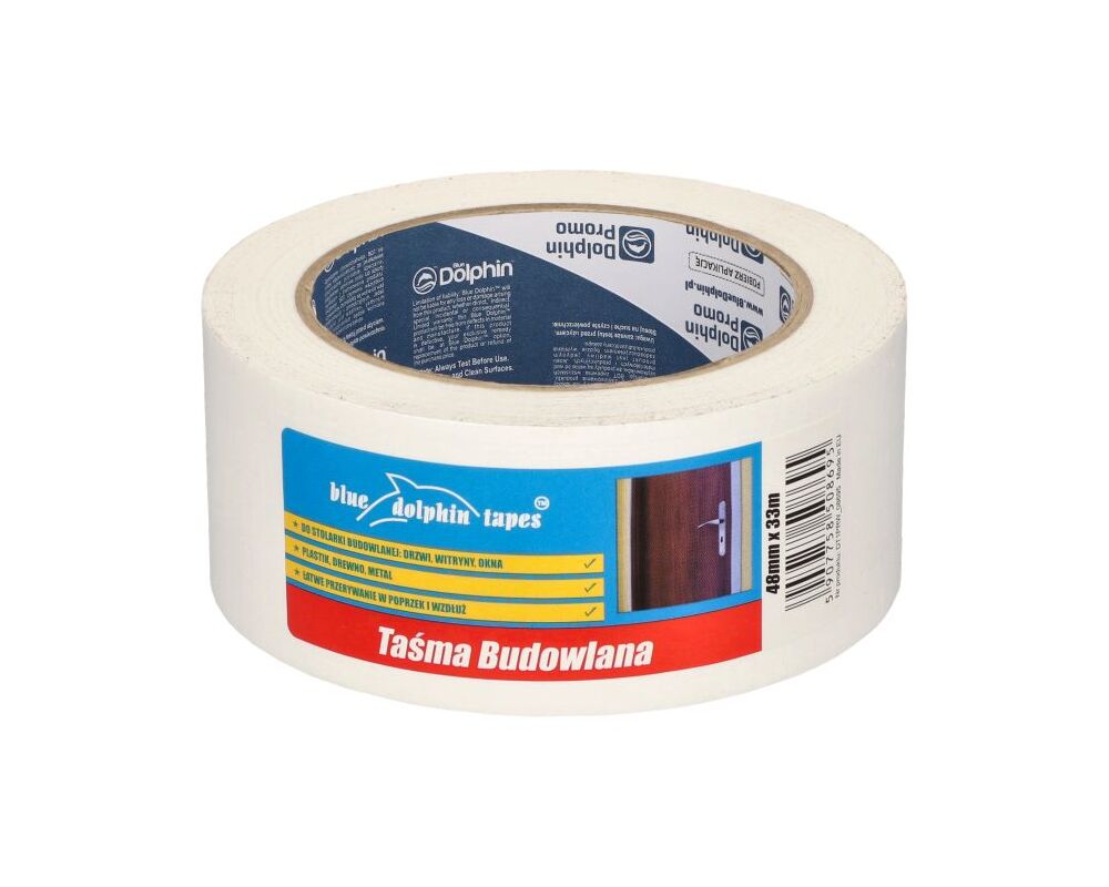 Taśma do stolarki budowlanej 48 mm x 33 m Blue Dolphin
