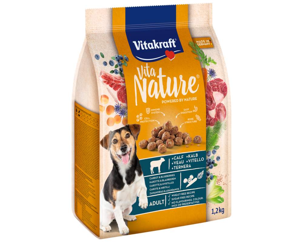 Karma dla psa VITA NATURE cielęcina 1,2 kg sucha Vitakraft