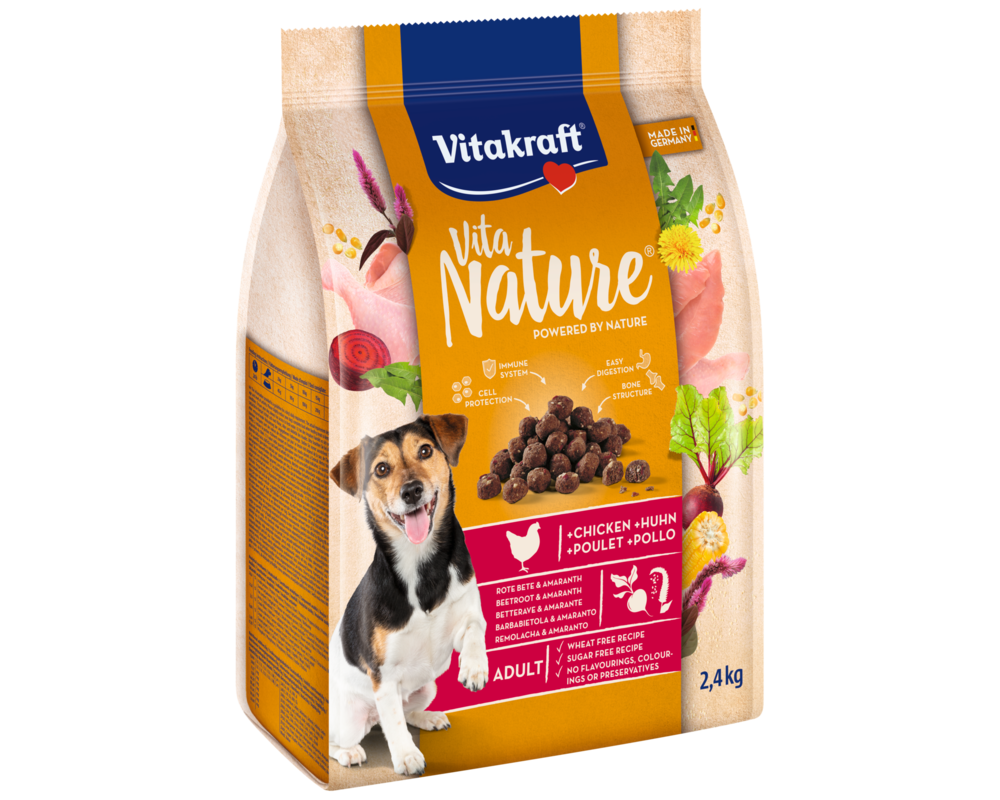 Karma dla psa VITA NATURE kurczak 2,4kg sucha Vitakraft