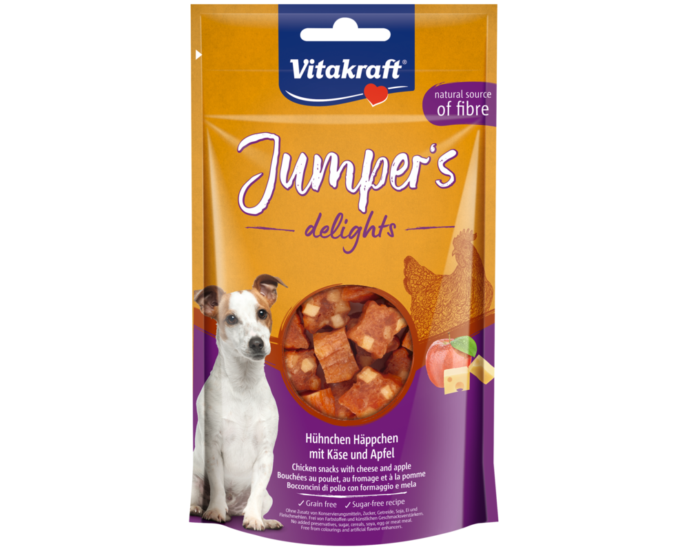 Przysmak dla psa JUMPERS DELIGHTS kurczak/jabłko 80g Vitakraft