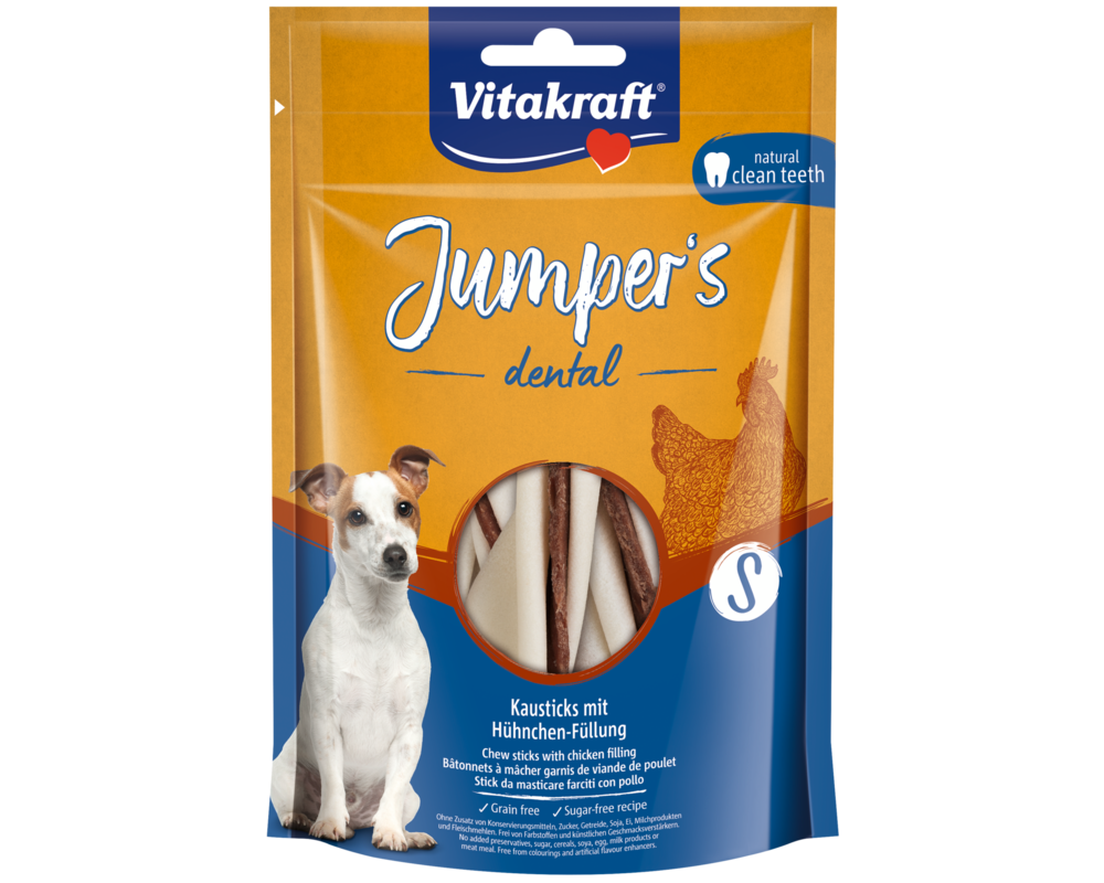 Przysmak funkcjonalny dla psa JUMPERS DENTAL TWISTED S kurczak 150 Vitakraft