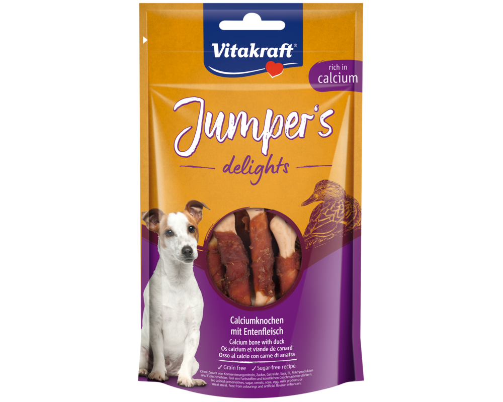Przysmak dla psa JUMPERS DELIGHTS BONAS kaczka 80g Vitakraft