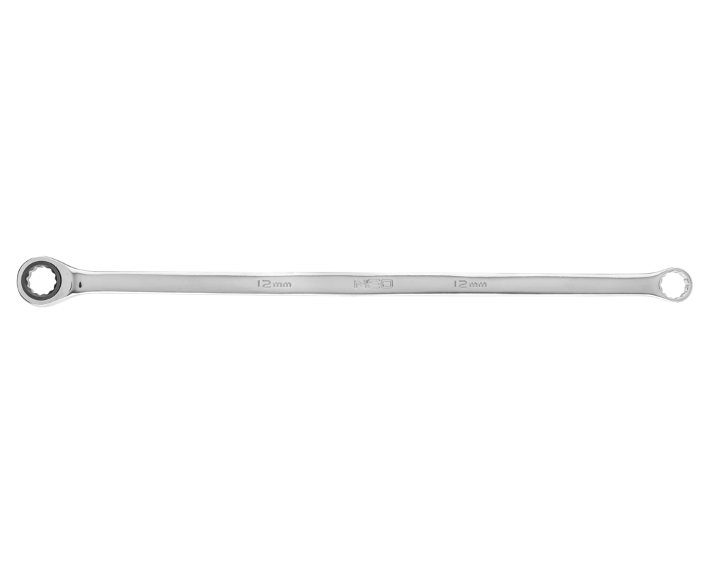 Klucz oczkowy dwustronny z grzechotką, długi 13 mm NEO