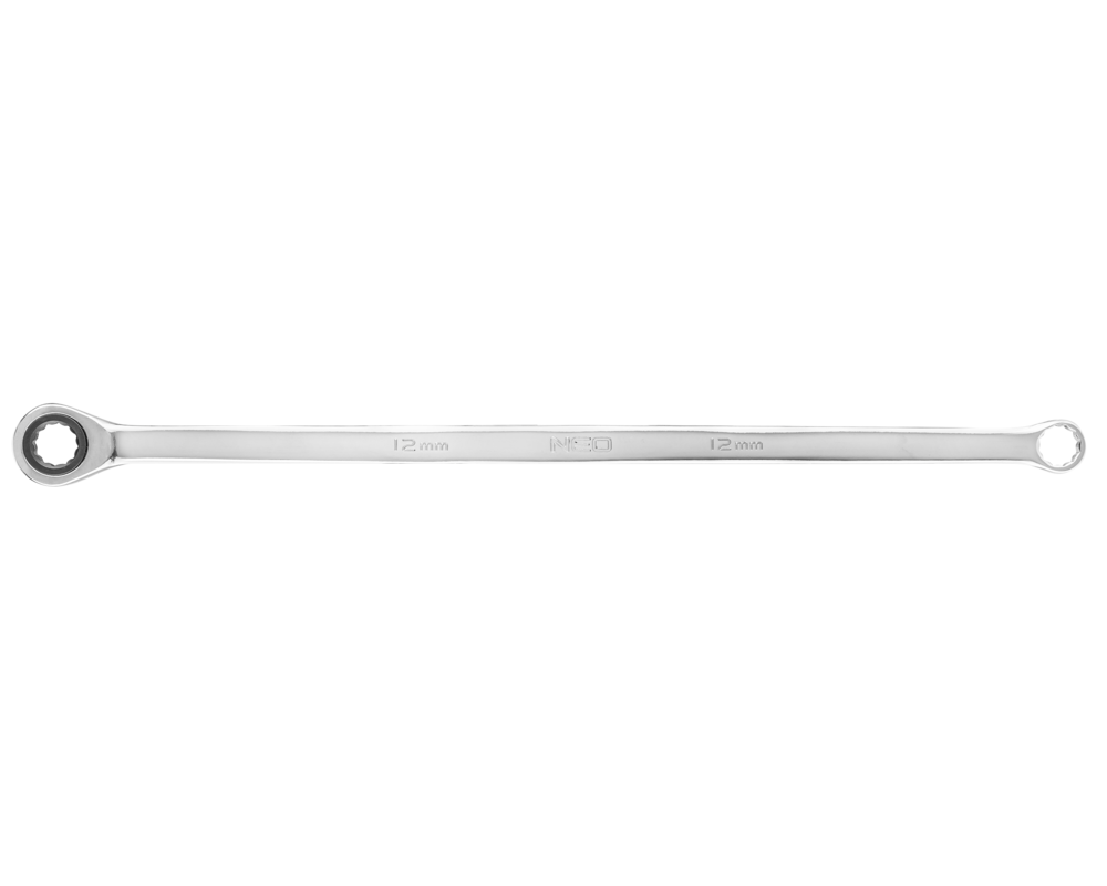 Klucz oczkowy dwustronny z grzechotką, długi 10 mm NEO