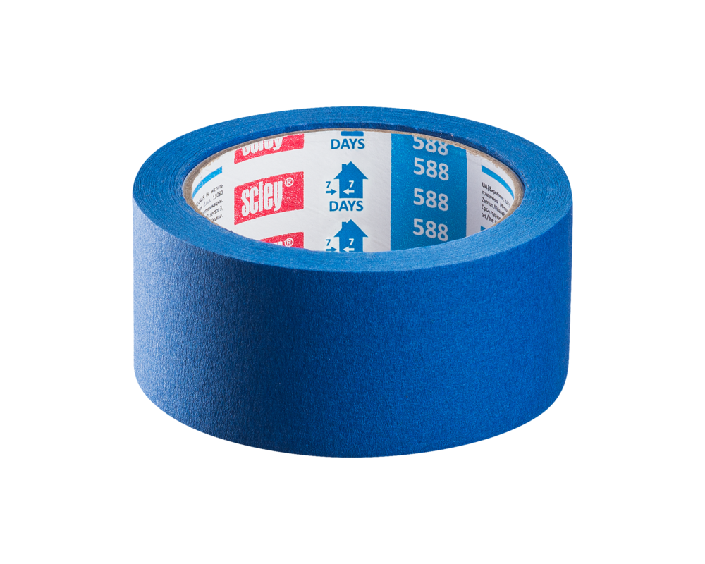 Taśma maskująca 48 mm x 50 m *588 niebieska kauczuk 10 dni
