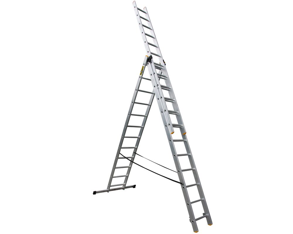 Drabina wielofunkcyjna 3x12 stopniowa PRO tłoczona 150 kg DRABEST