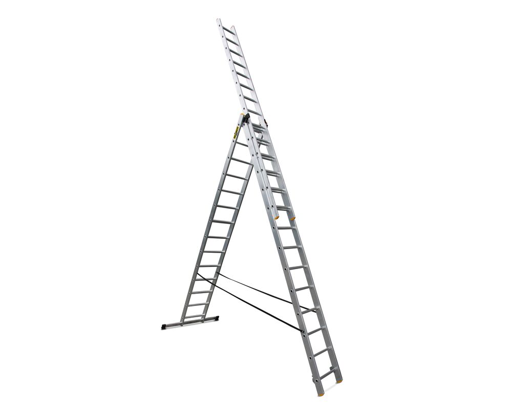 Drabina wielofunkcyjna 3x14 stopniowa PRO tłoczona 150 kg DRABEST