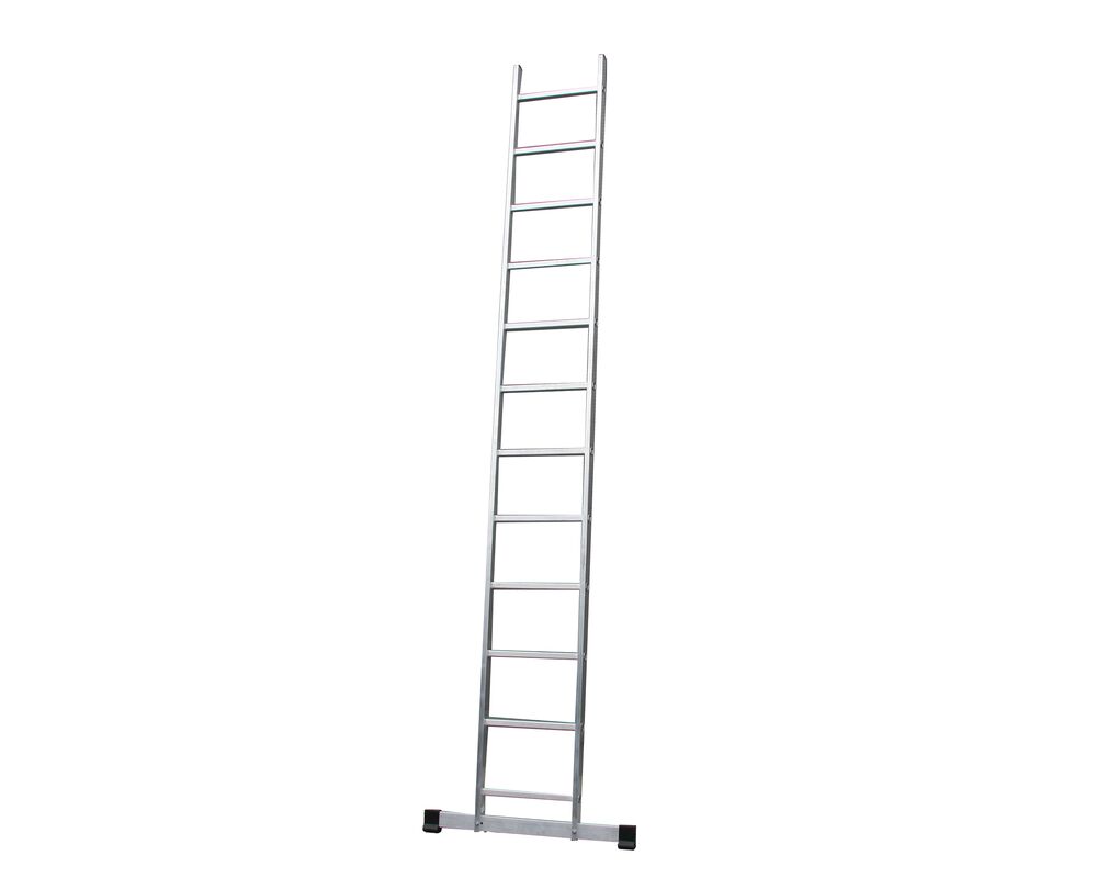 Drabina przystawna aluminiowa 12 stopniowa BASIC tłoczona 150 kg DRABEST