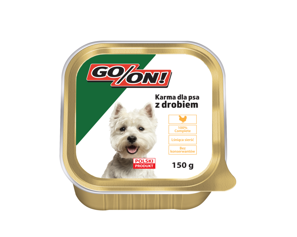 Karma mokra dla psów 150 g z drobiem GO/ON!