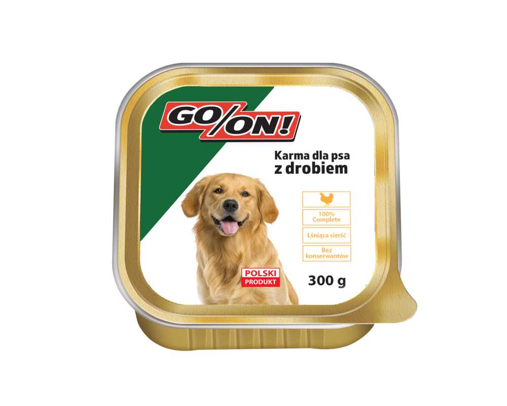 Karma mokra dla psów 300 g z drobiem GO/ON!