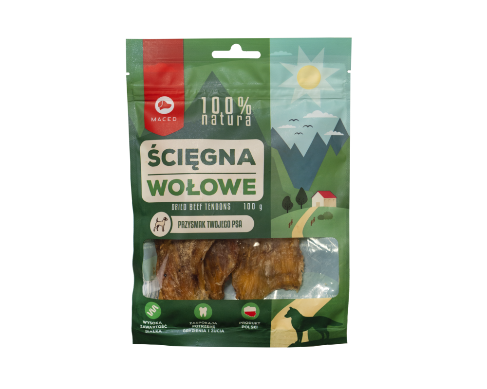 Przysmak suszony ścięgna wołowe 100 g
