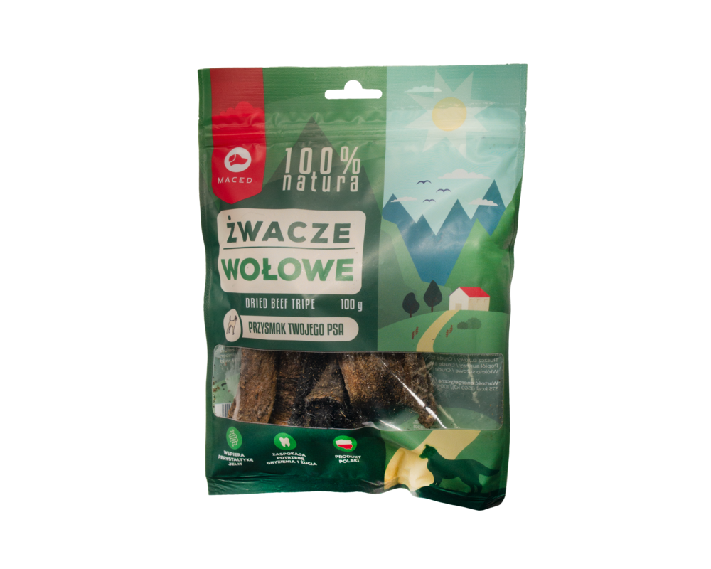 Żwacze wołowe 100 g 100 % natura Maced