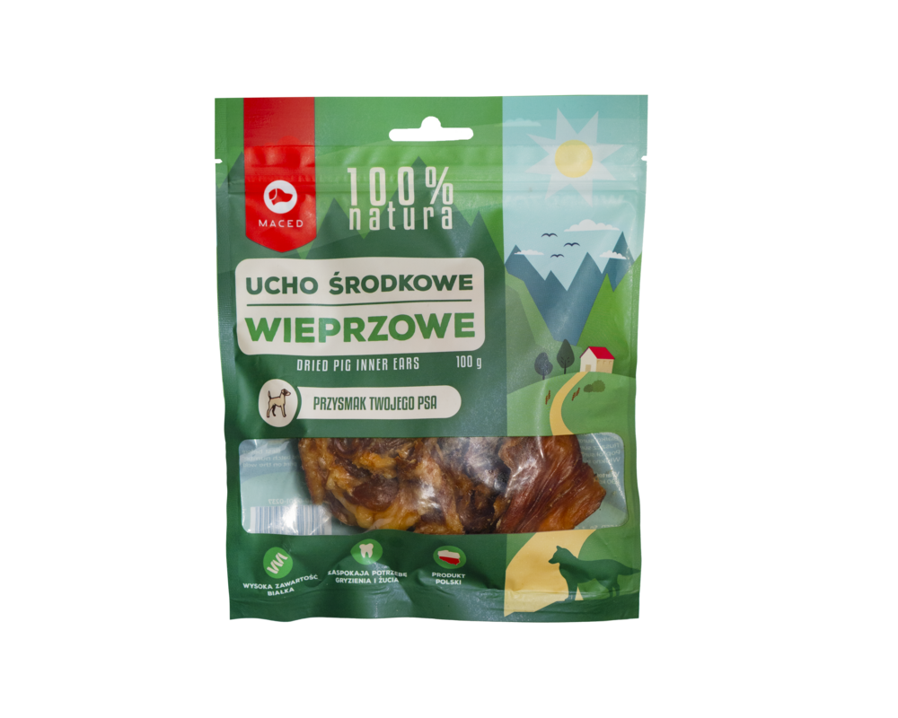 Przysmak suszony ucho środkowe 100 g