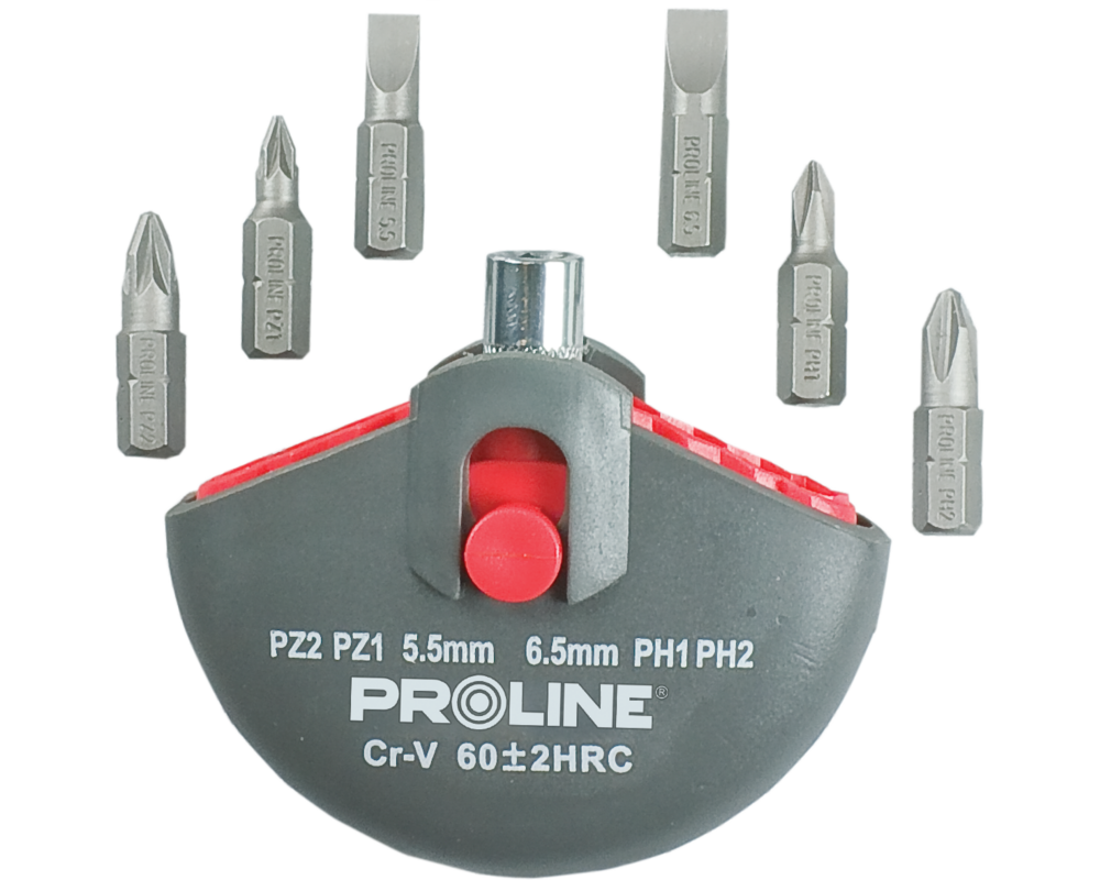 Zestaw końcówek z uchwytem magnetycznym 7 sztuk PROLINE