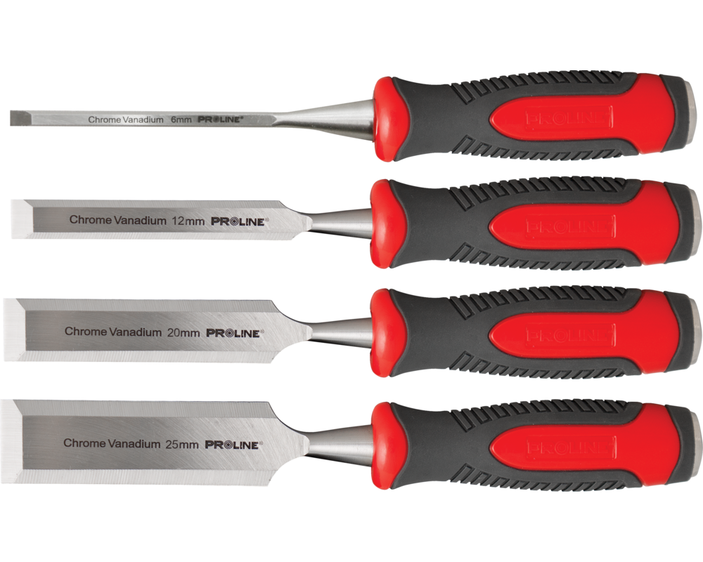 Zestaw dłut do drewna 4 sztuki PROLINE