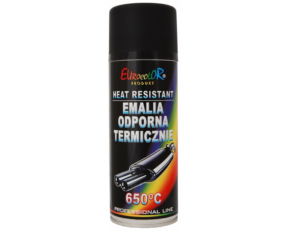 Emalia do 650°C czarna 400 ml Eurocolor